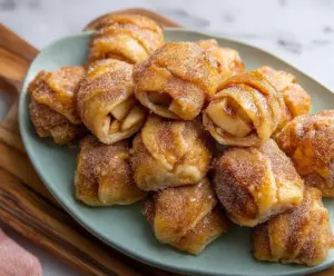 Delicious homemade Apple Pie Bites with flaky crust and fresh apple filling, perfect for snacking.