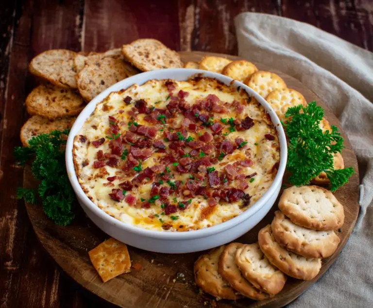 Bacon And Gouda Dip With Smoked Cheese
