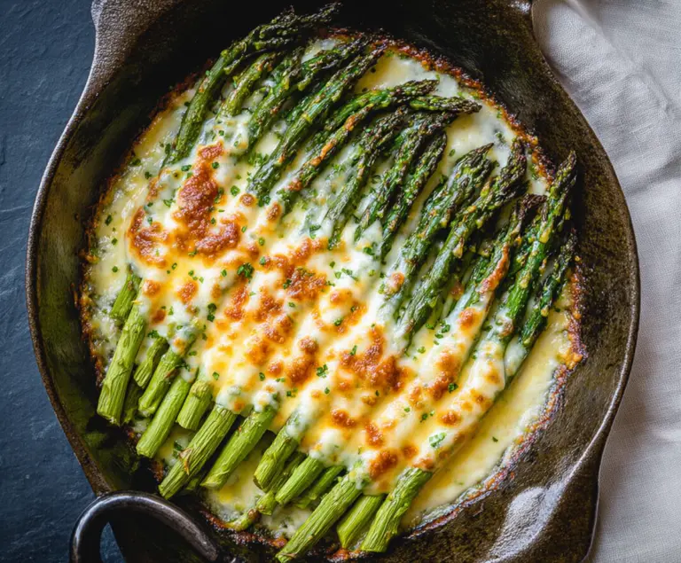 Cheesy Baked Asparagus