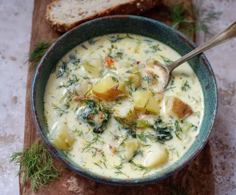 Chunky Potato Dill Soup