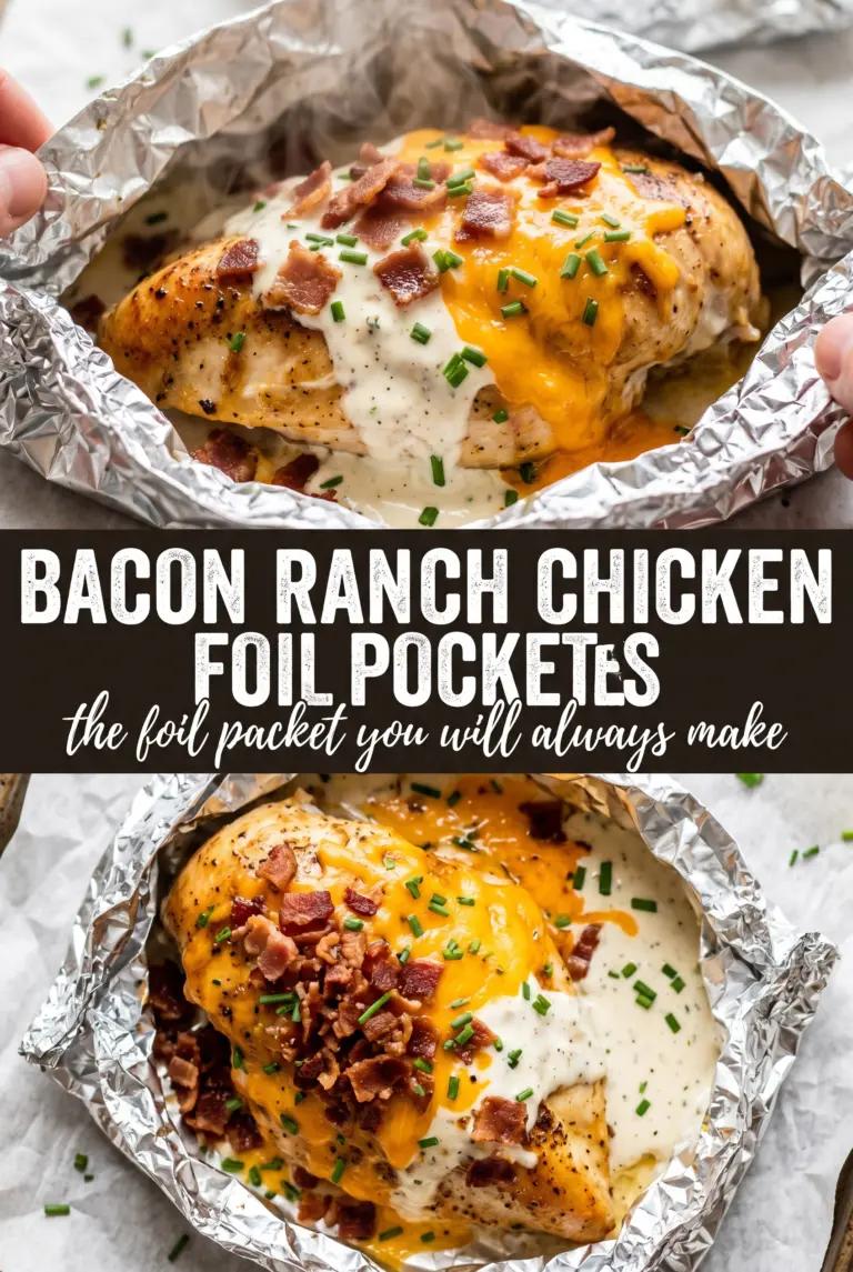 Bacon Ranch Chicken Foil Packets