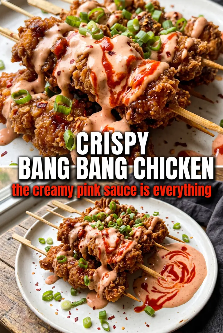 Bang Bang Chicken Skewers