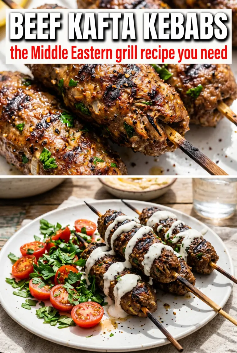 Beef Kafta Kebabs