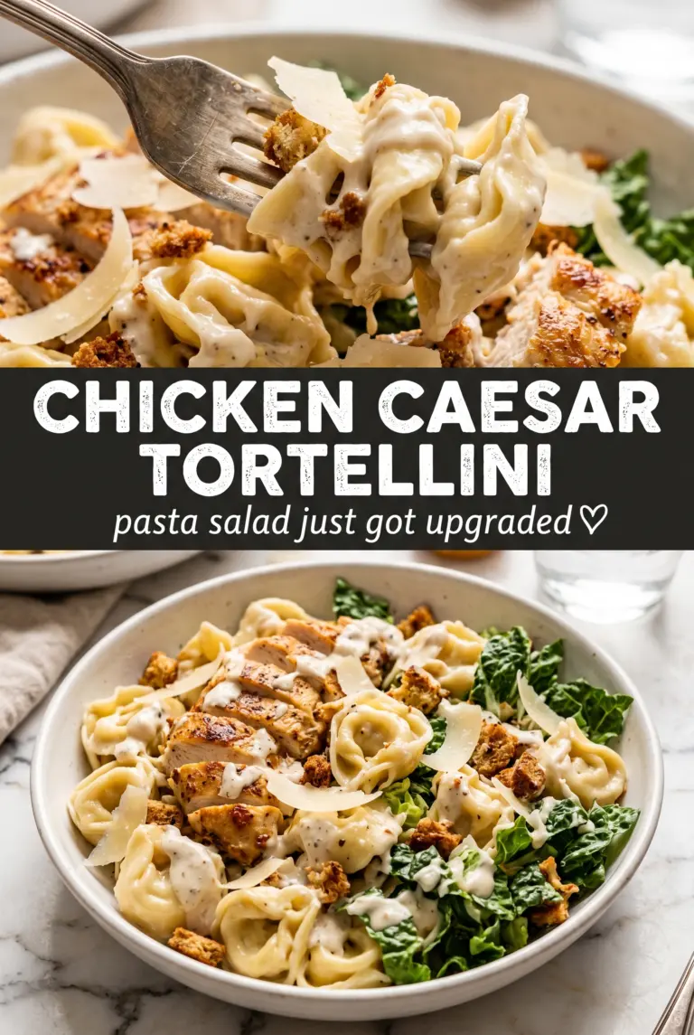 Blackstone Chicken Caesar Tortellini