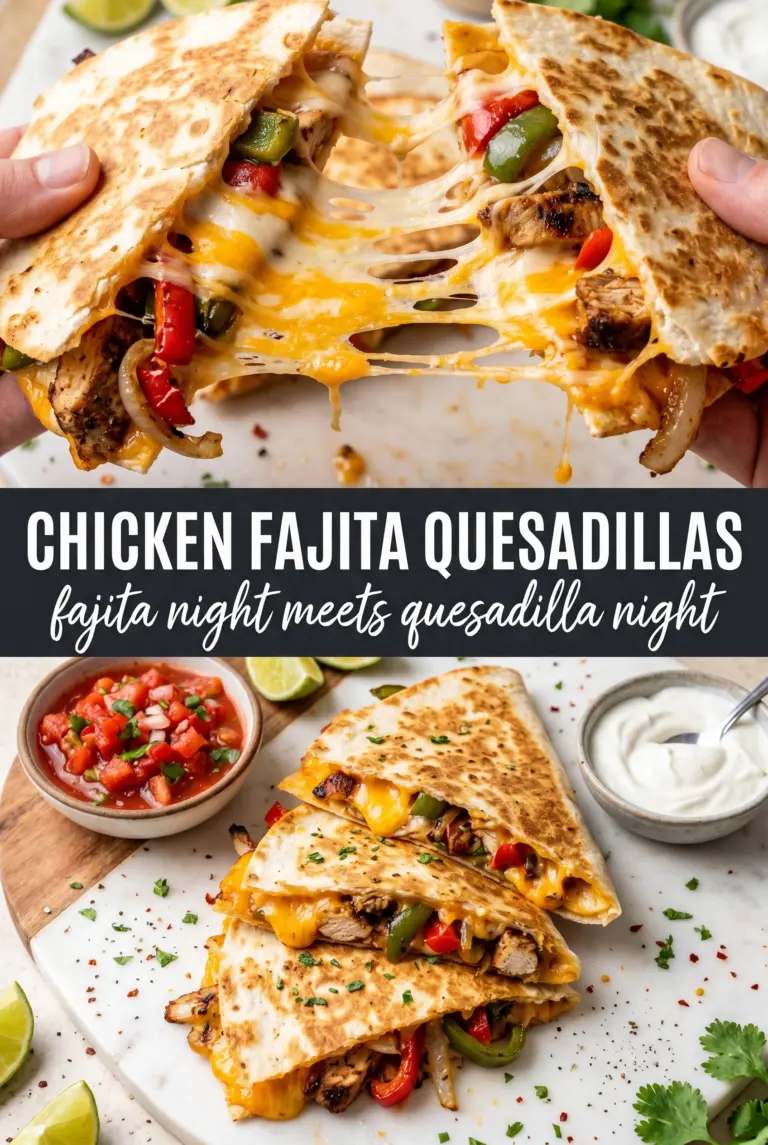 Blackstone Chicken Fajita Quesadillas