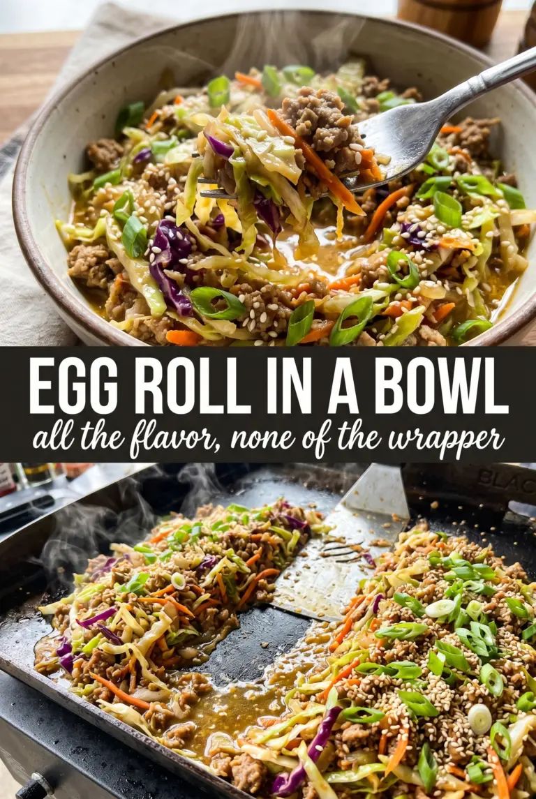 Blackstone Egg Roll in a Bowl