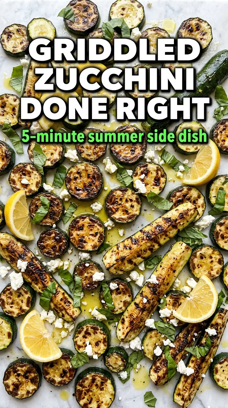 Blackstone Griddle Zucchini charred garlic Parmesan