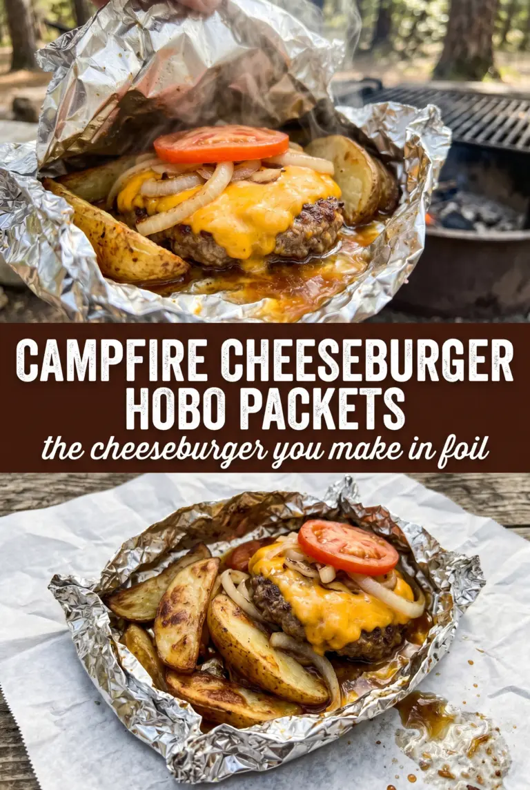 Campfire Cheeseburger Hobo Packets