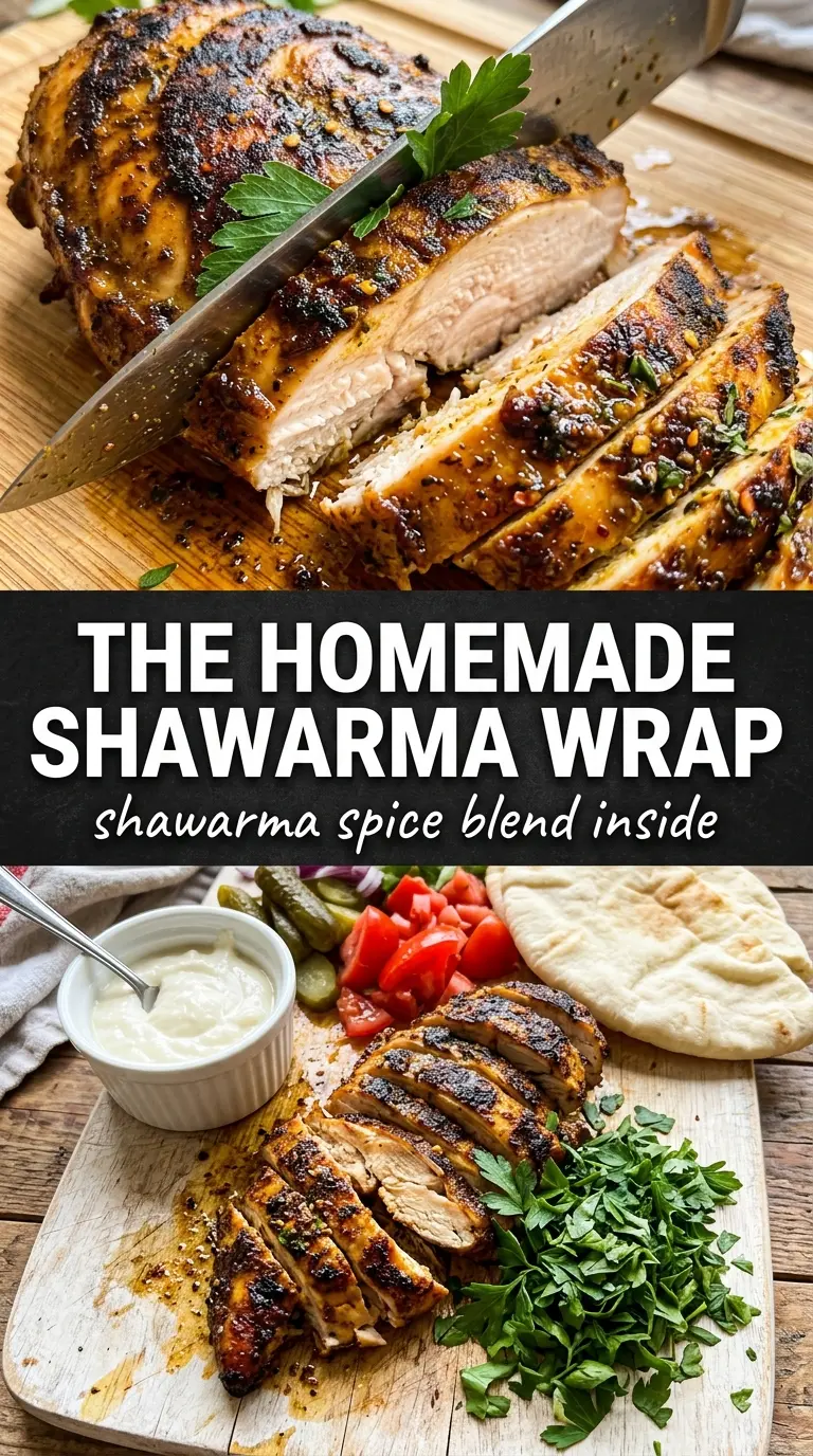 Chicken Shawarma spiced chicken pita tahini