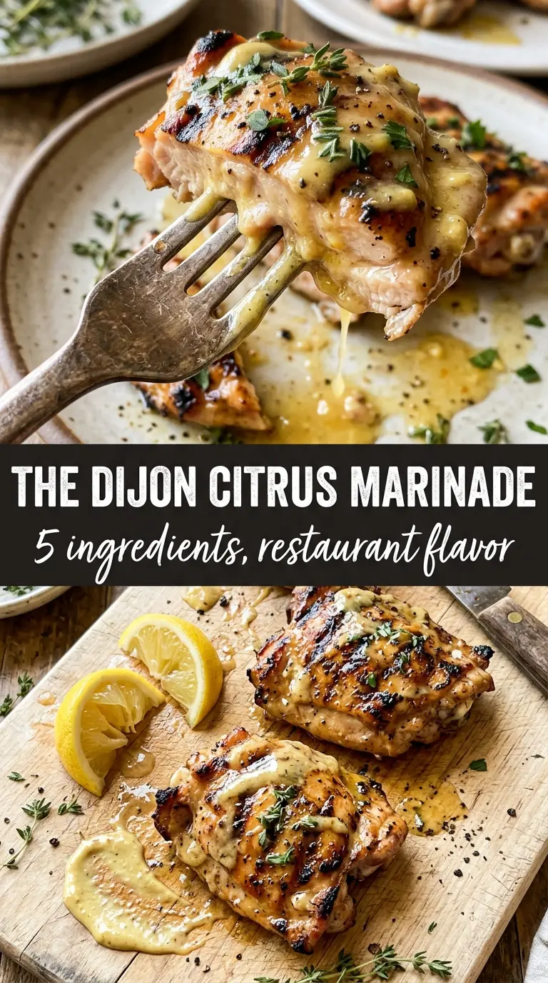 Citrus Dijon Grilled Chicken Marinade bright tangy