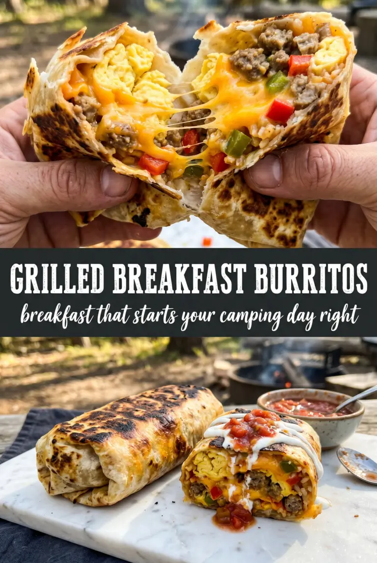 Grilled Breakfast Burritos