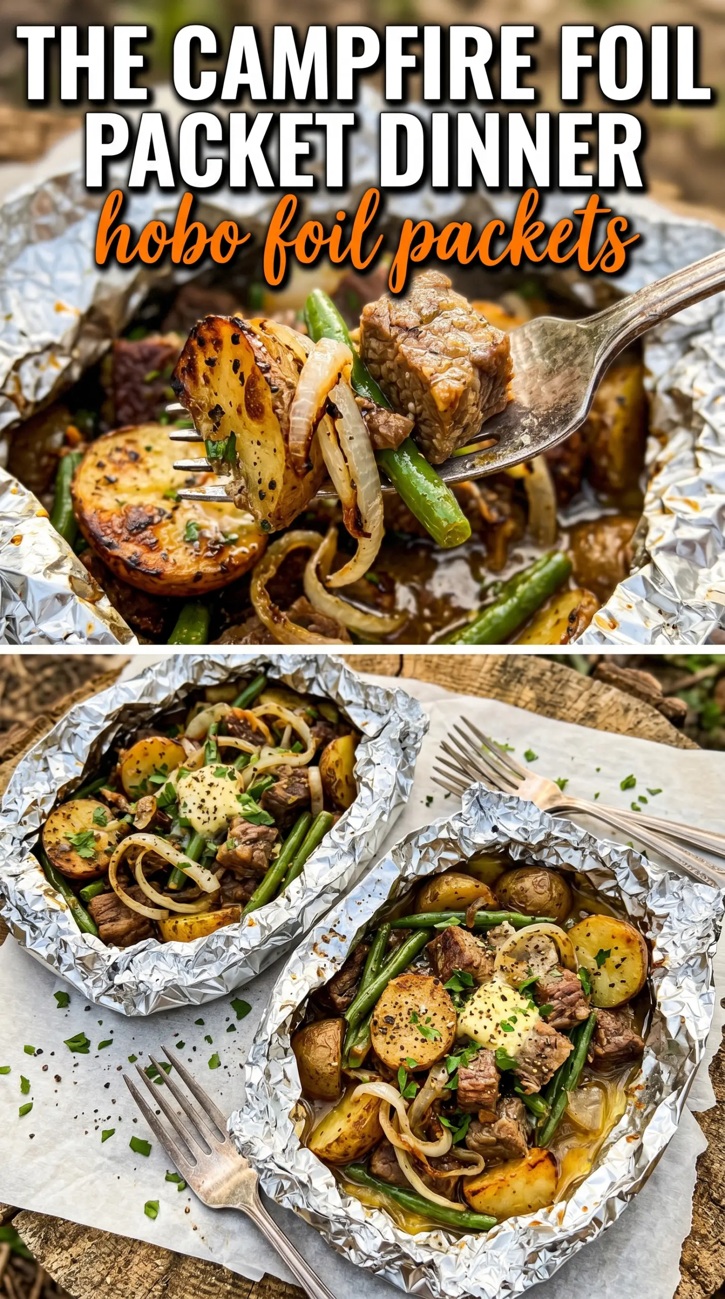 Hobo Foil Packets savory campfire meal