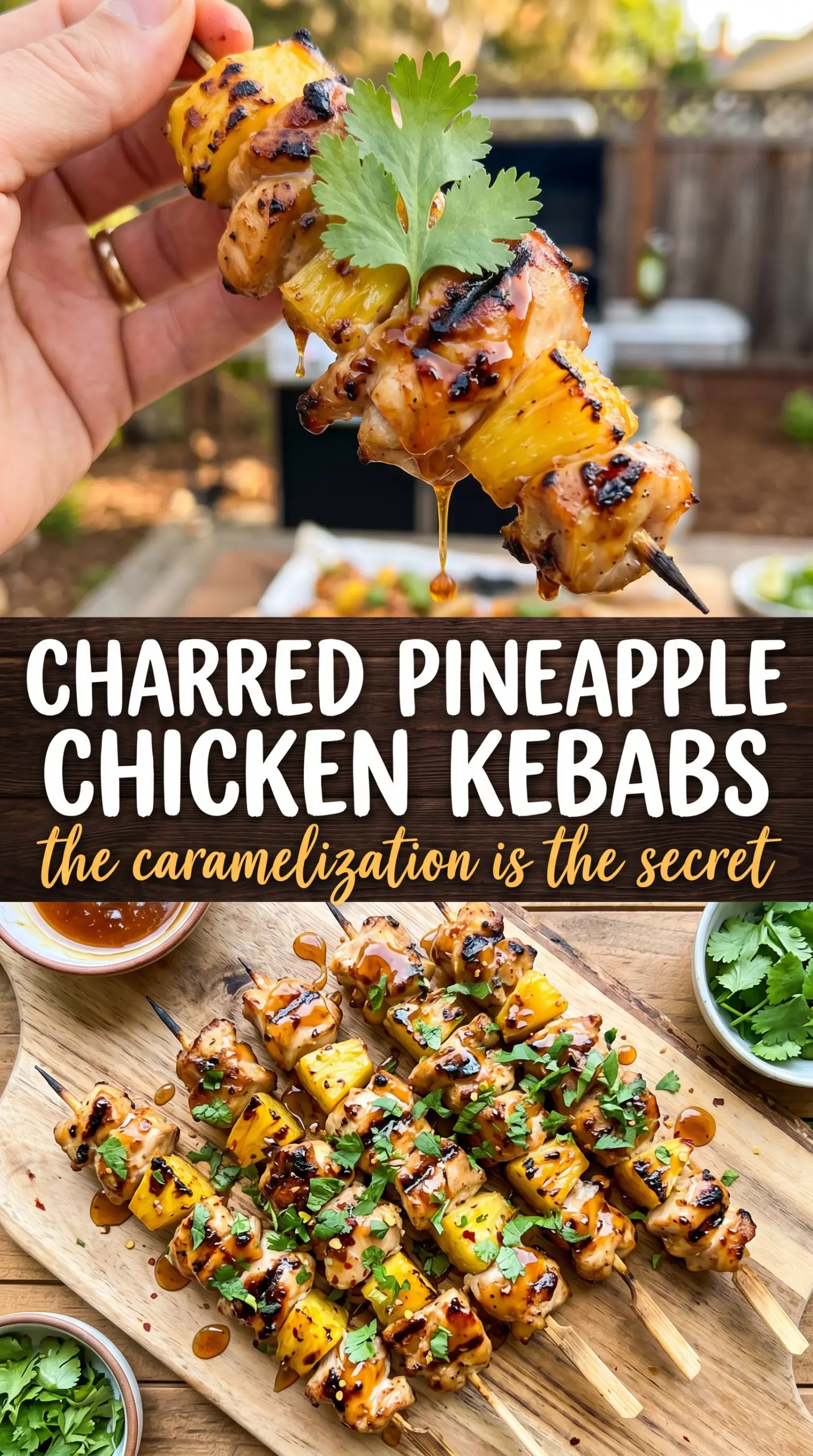 Pineapple Chicken Kebabs juicy caramelized tropical