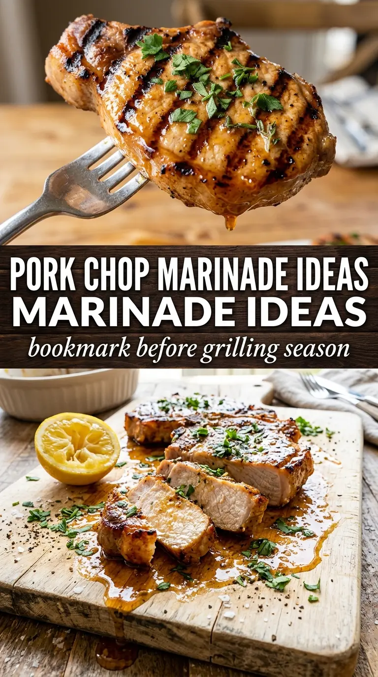 Quick & Easy Pork Chop Marinades grilled savory juicy
