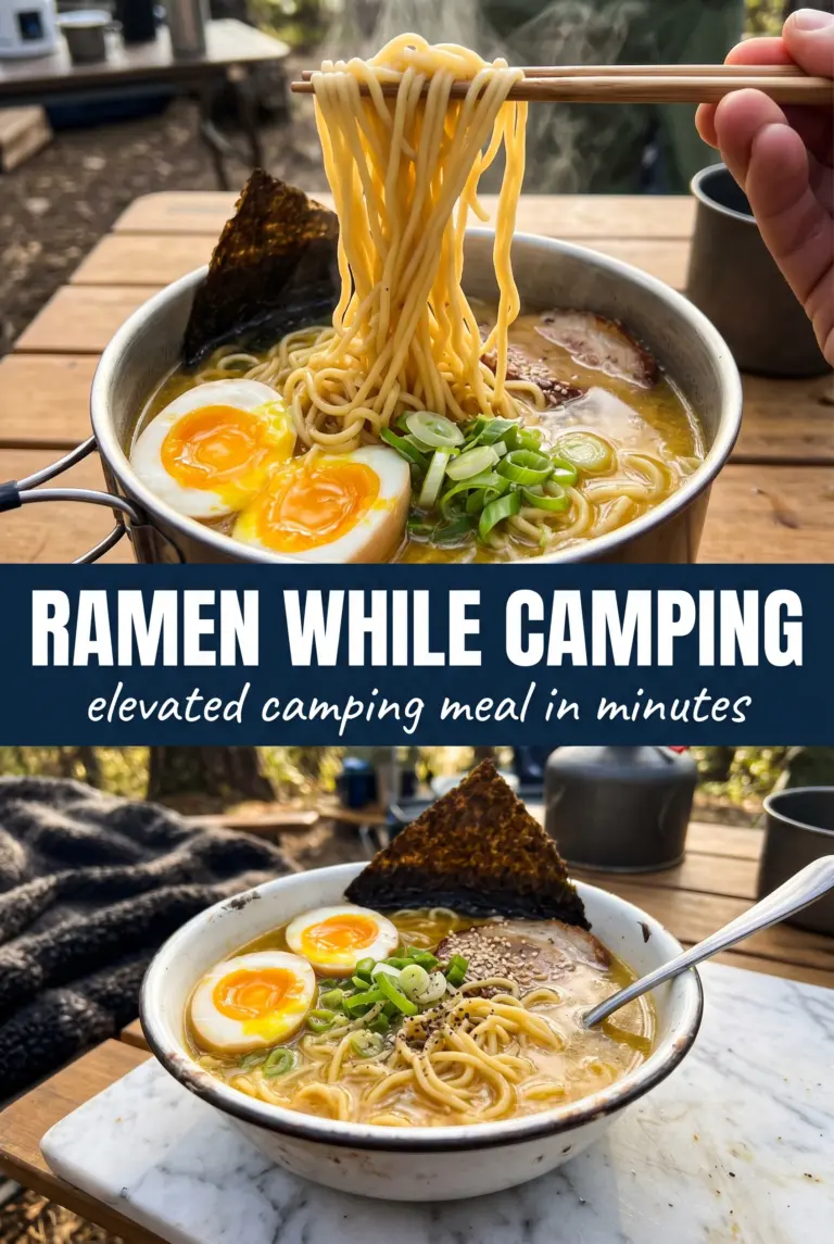 Ramen While Camping