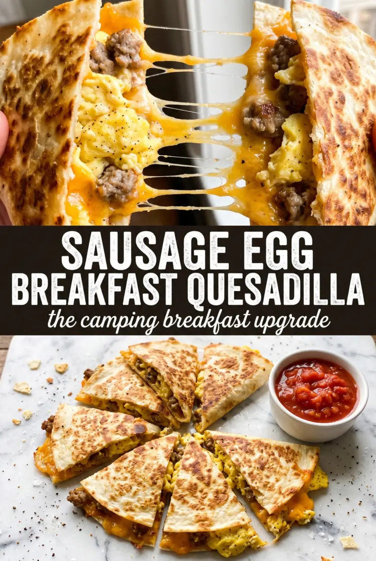 Sausage & Egg Breakfast Quesadilla