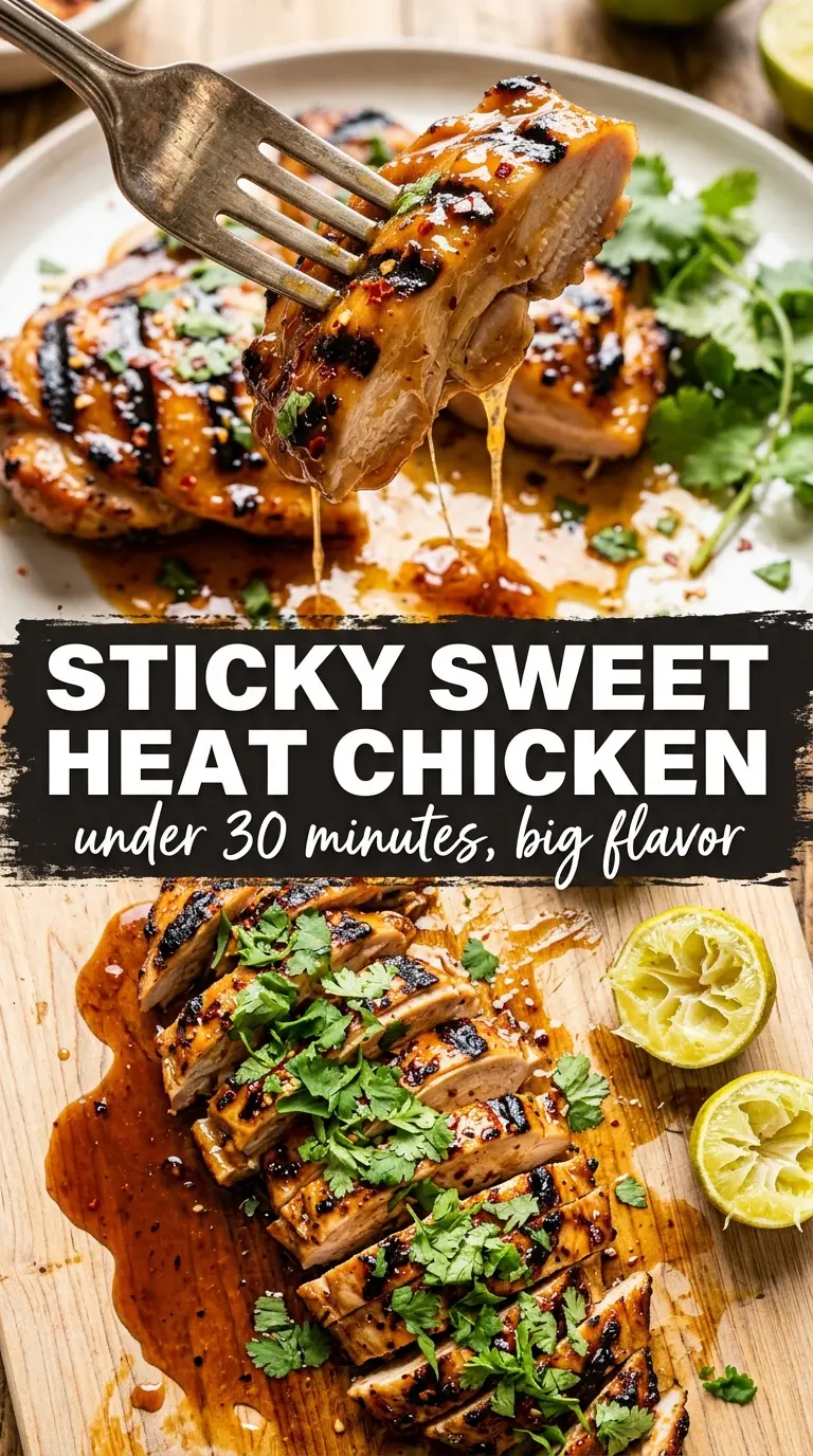 Spicy Honey-Lime Chicken sweet heat grill marks