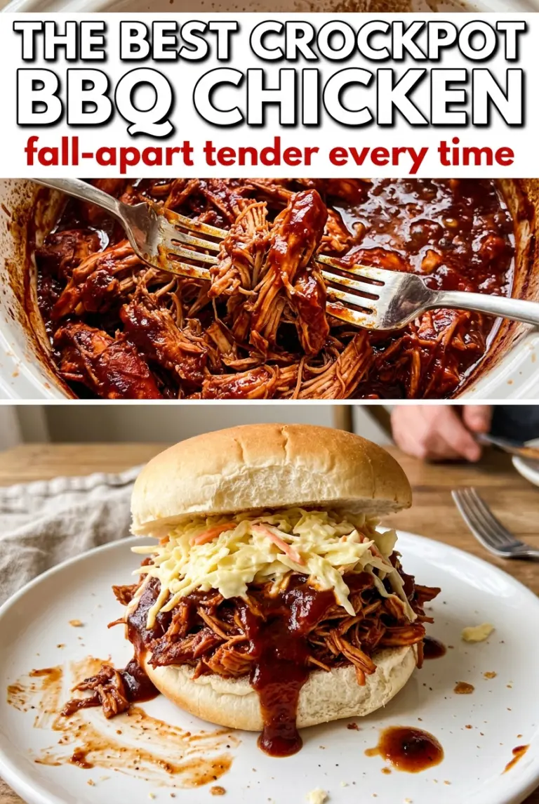 The Best Crockpot BBQ Chicken