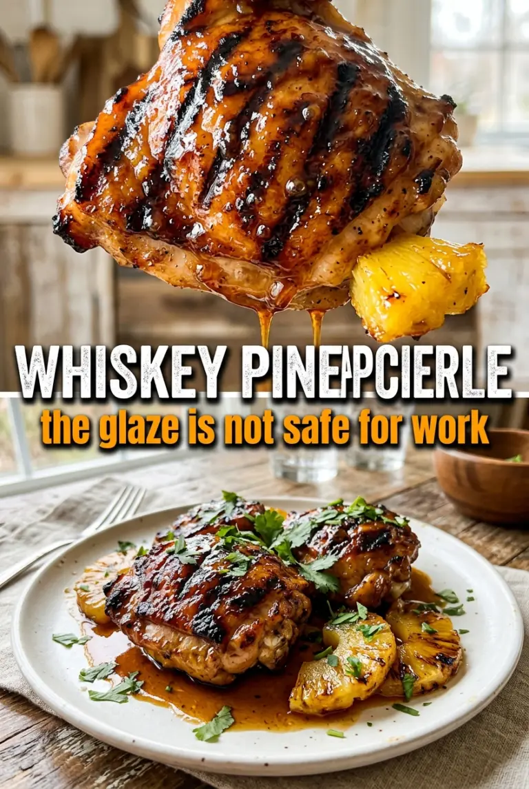 Whiskey Pineapple Chicken