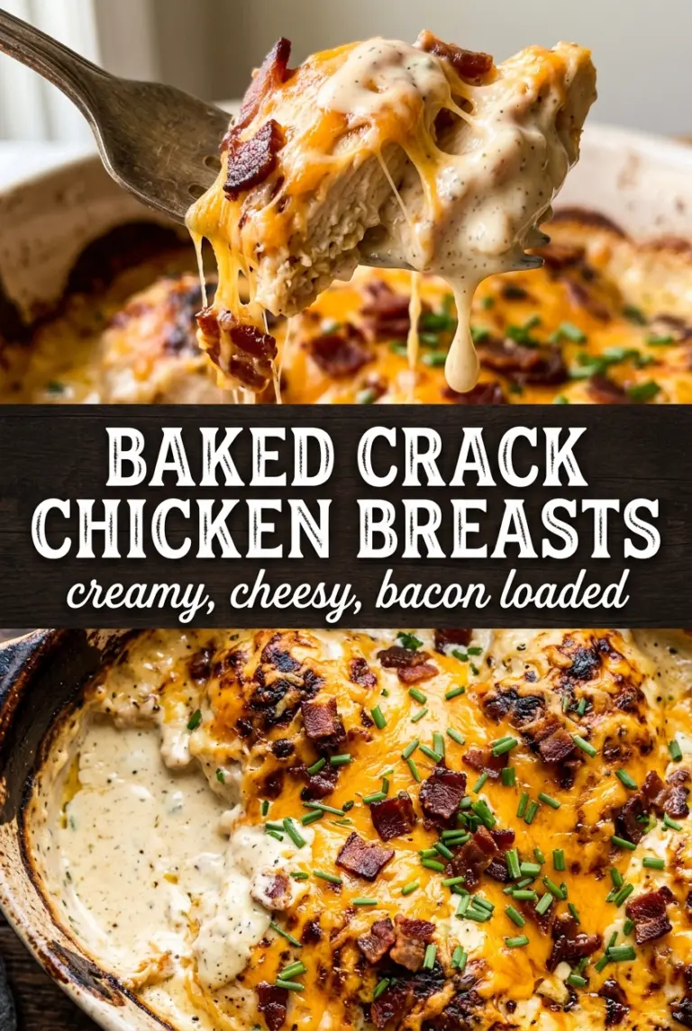 Baked Crack Chicken Breasts