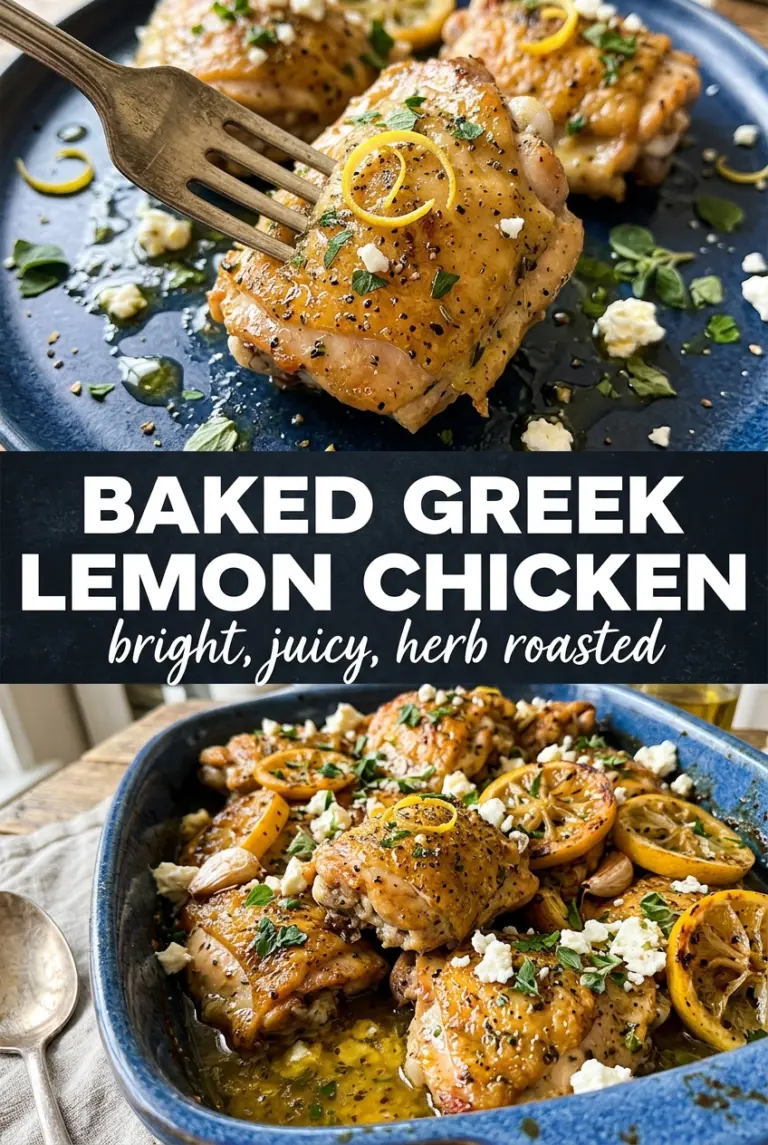 Baked Greek Lemon Chicken
