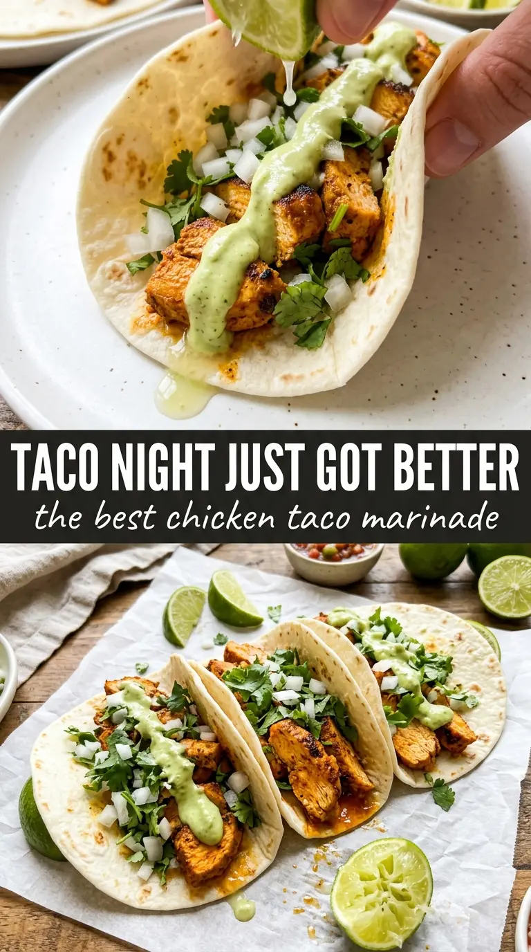 Chicken Taco Marinade juicy charred spiced