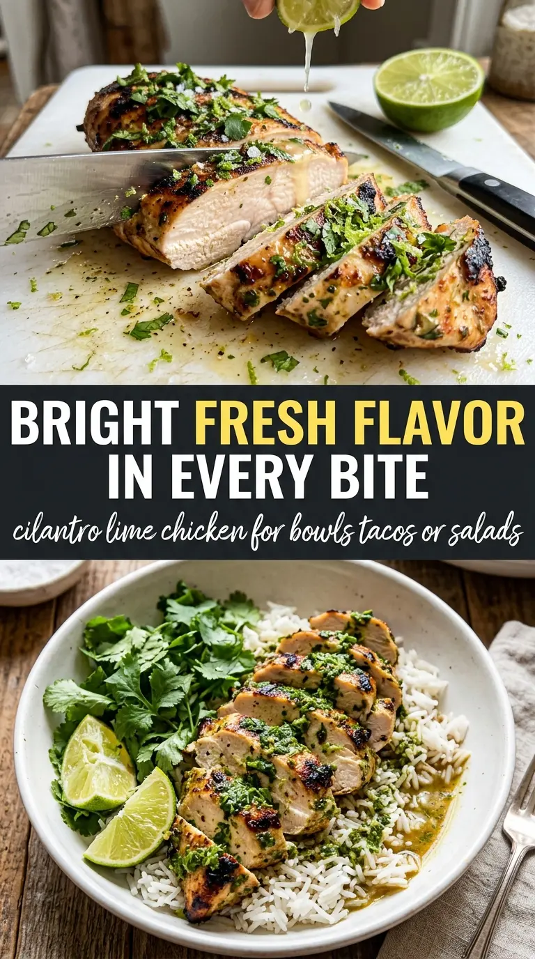 Cilantro Lime Chicken charred juicy citrus