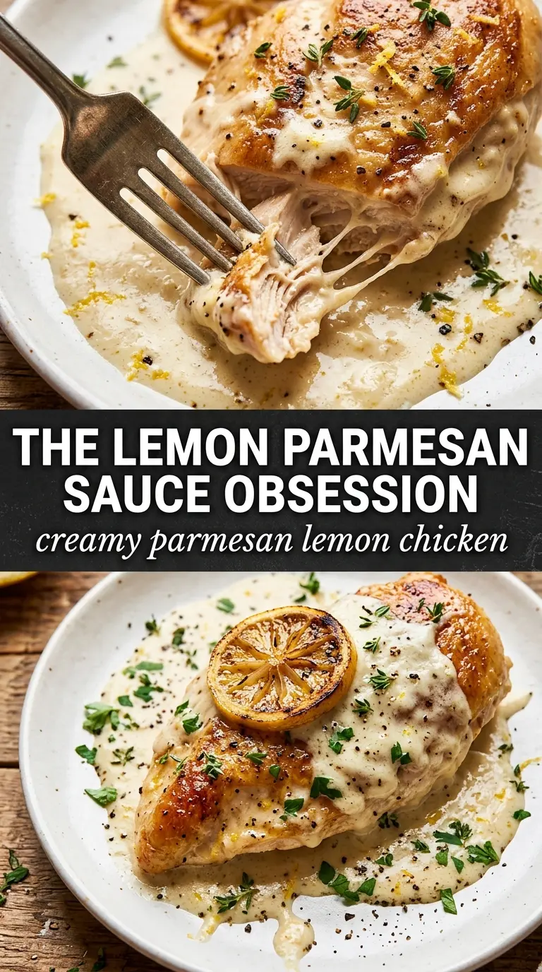 Creamy Parmesan Lemon Chicken, silky skillet, golden seared