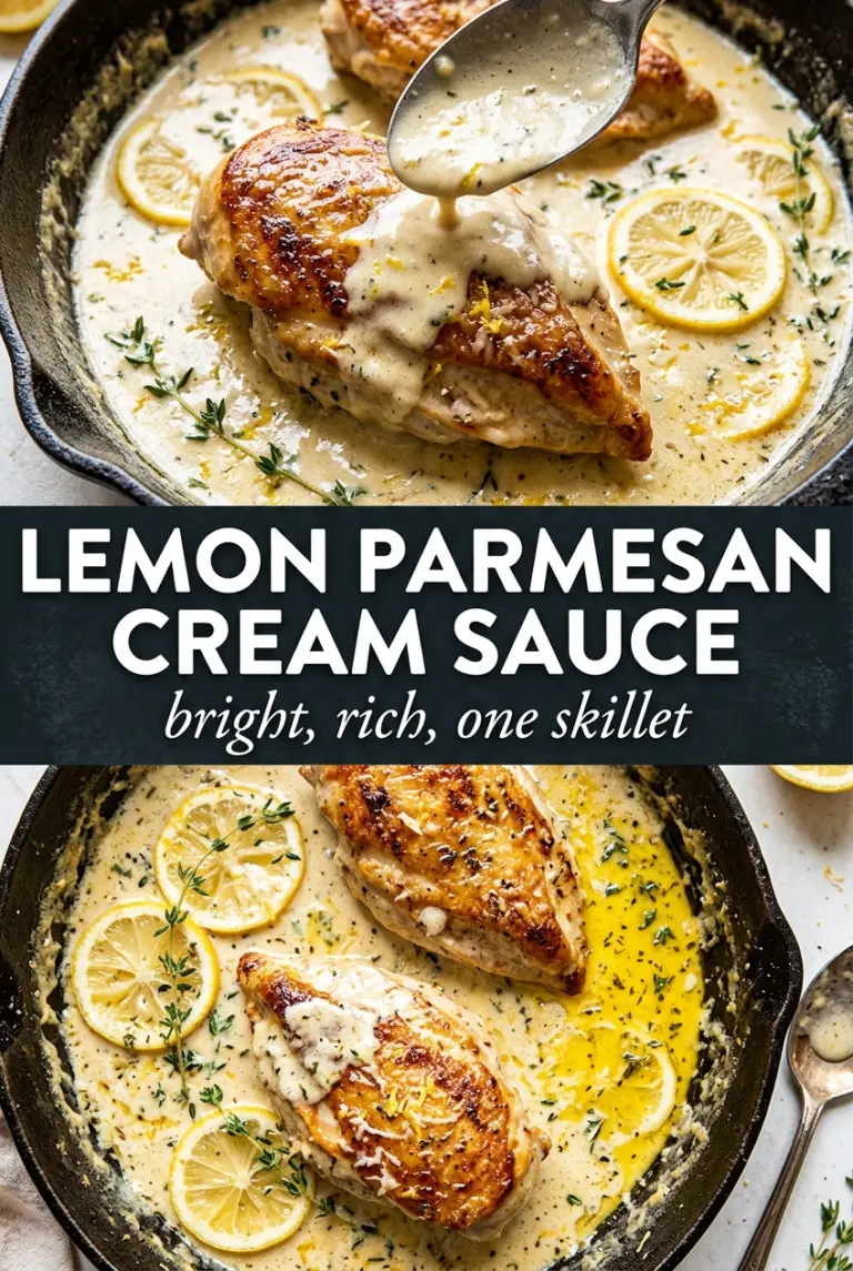 Creamy Parmesan Lemon Chicken
