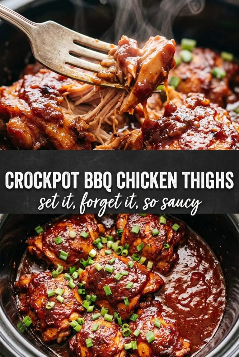 Crockpot BBQ Chicken Thighs