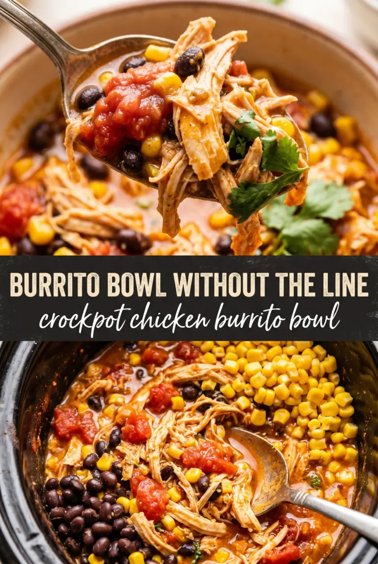 Crockpot Chicken Burrito Bowl