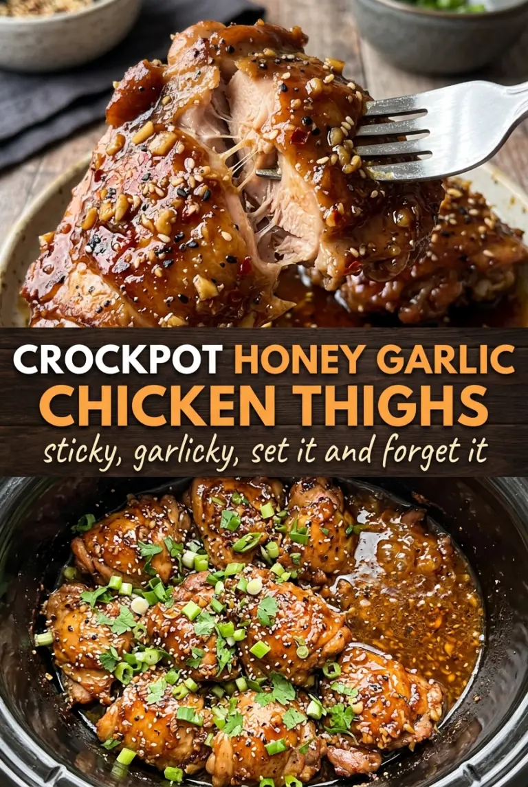 Crockpot Honey Garlic Chicken Thighs