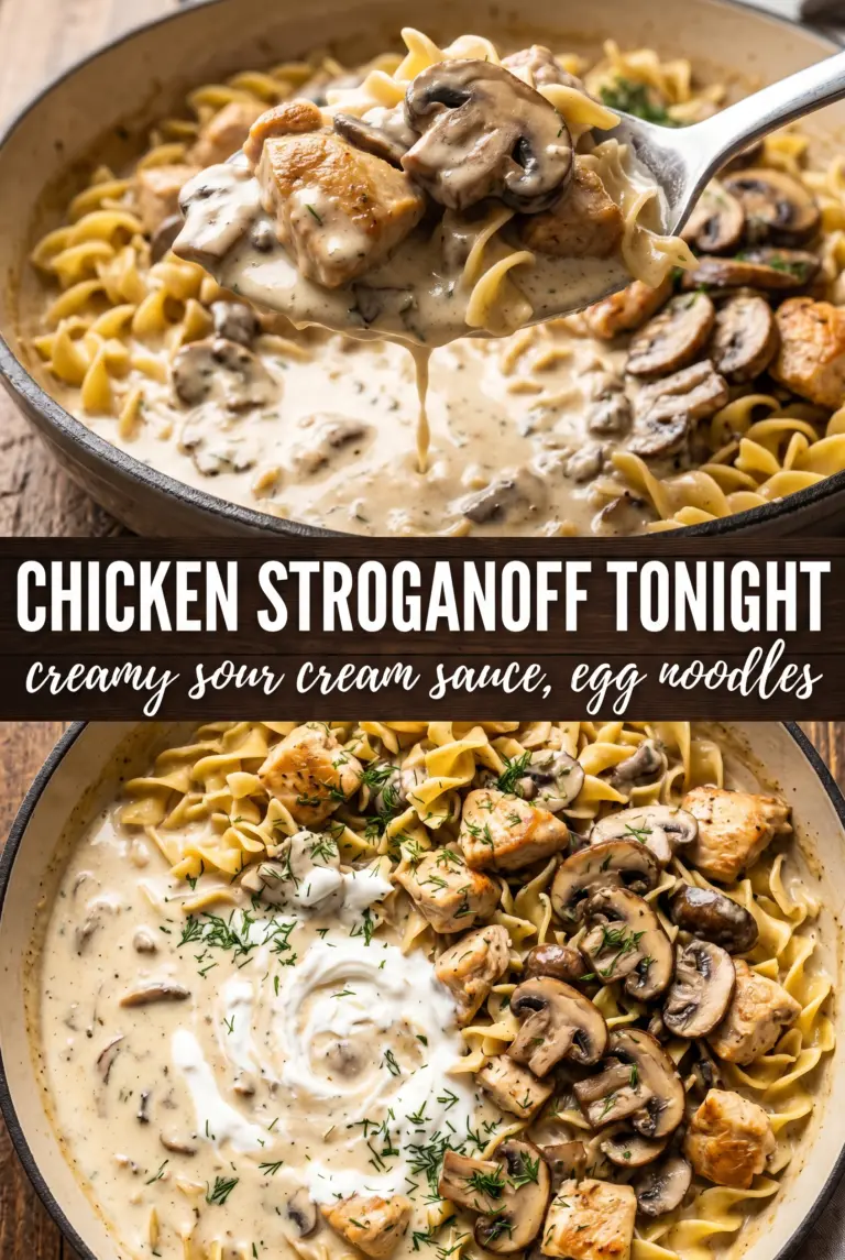 Easy Chicken Stroganoff