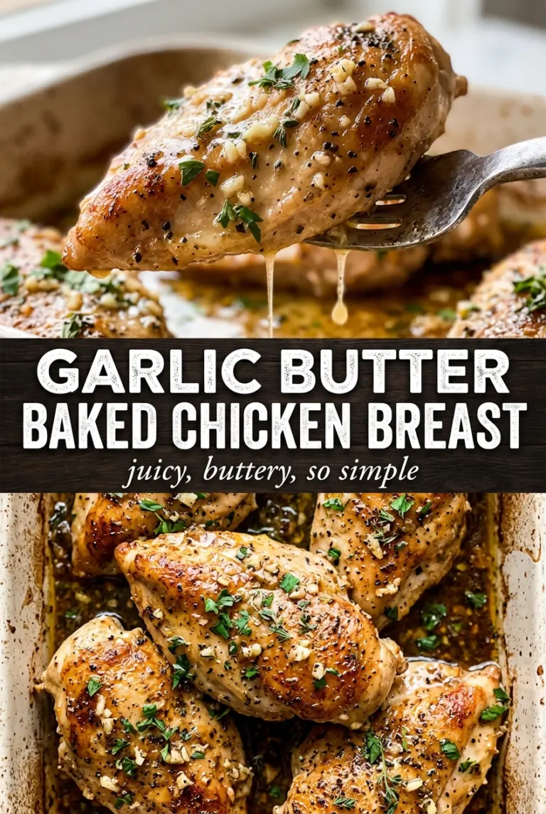 Garlic Butter Baked Chicken Breast