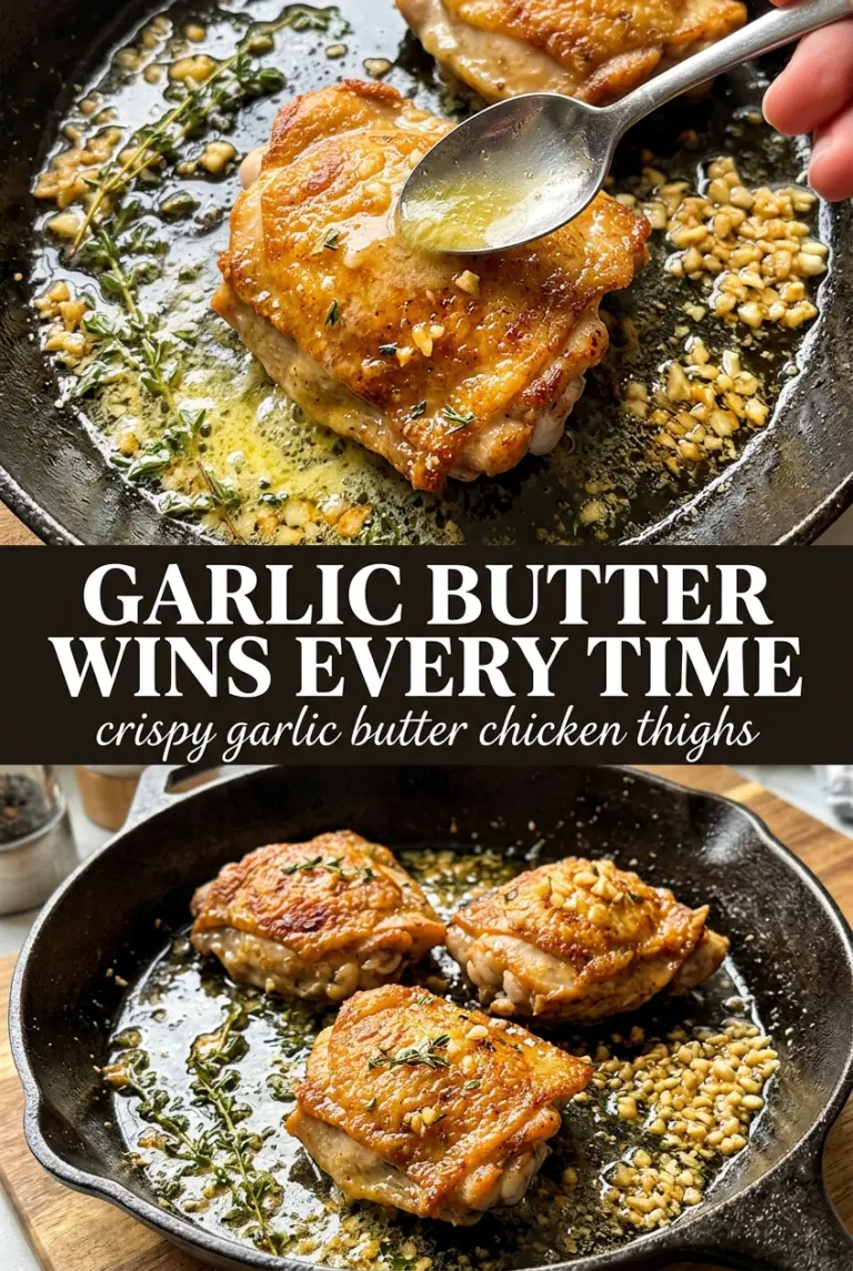 Garlic Butter Chicken Thighs
