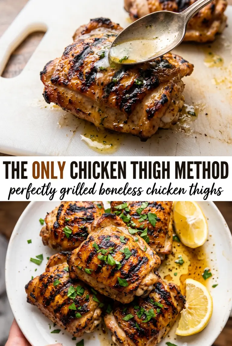 Grilled Boneless Chicken Thighs