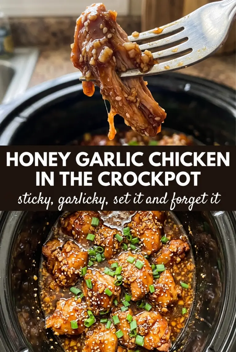 Honey Garlic Chicken in the Crockpot