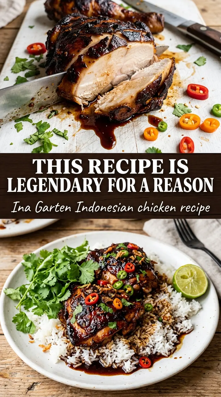 Ina Garten Indonesian Chicken caramelized sticky chicken thighs