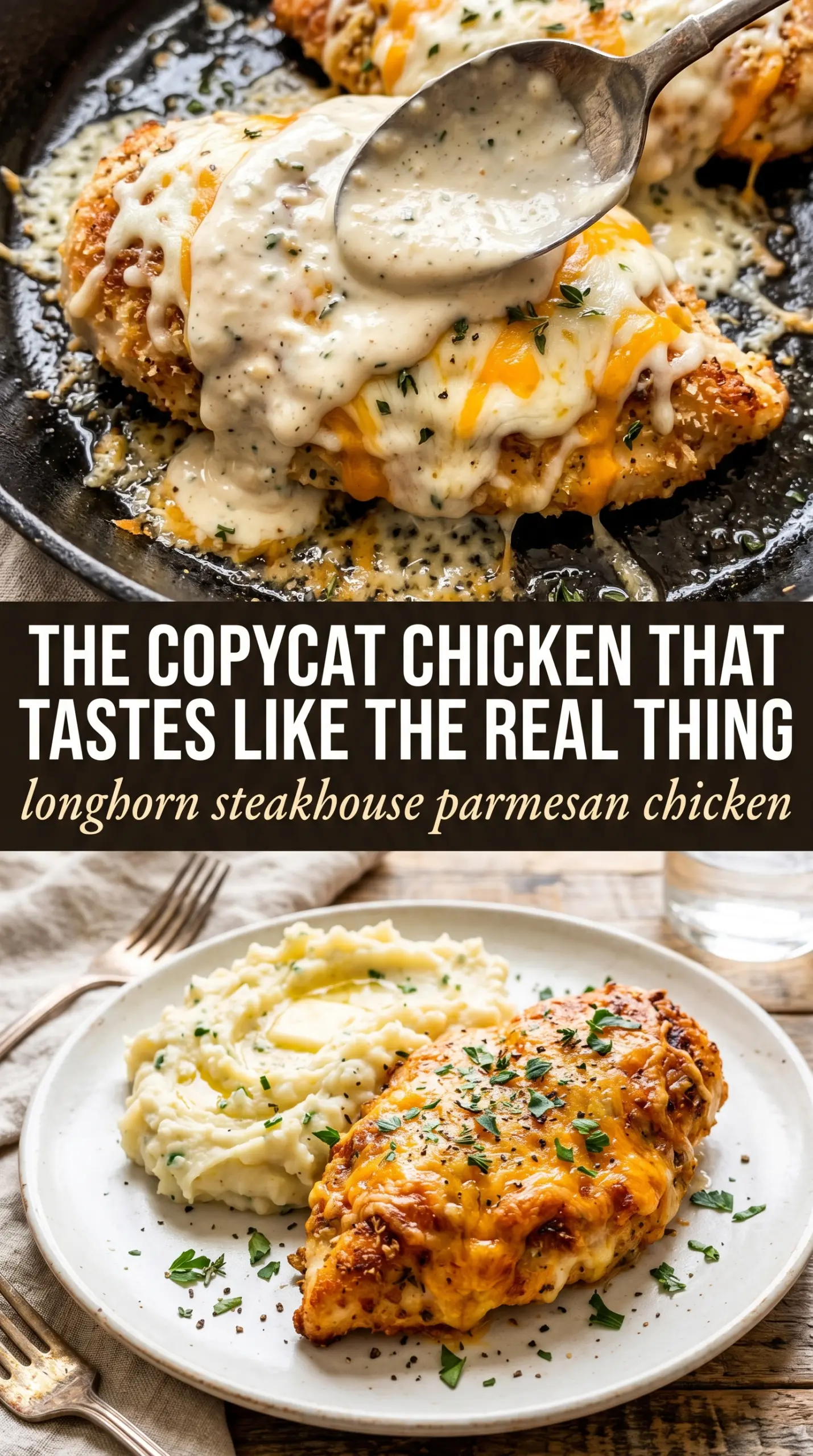 Longhorn Steakhouse Parmesan Chicken cheesy grilled chicken
