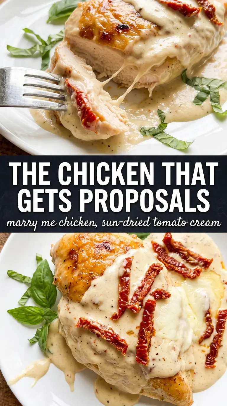 Marry Me Chicken creamy sun-dried tomato chicken