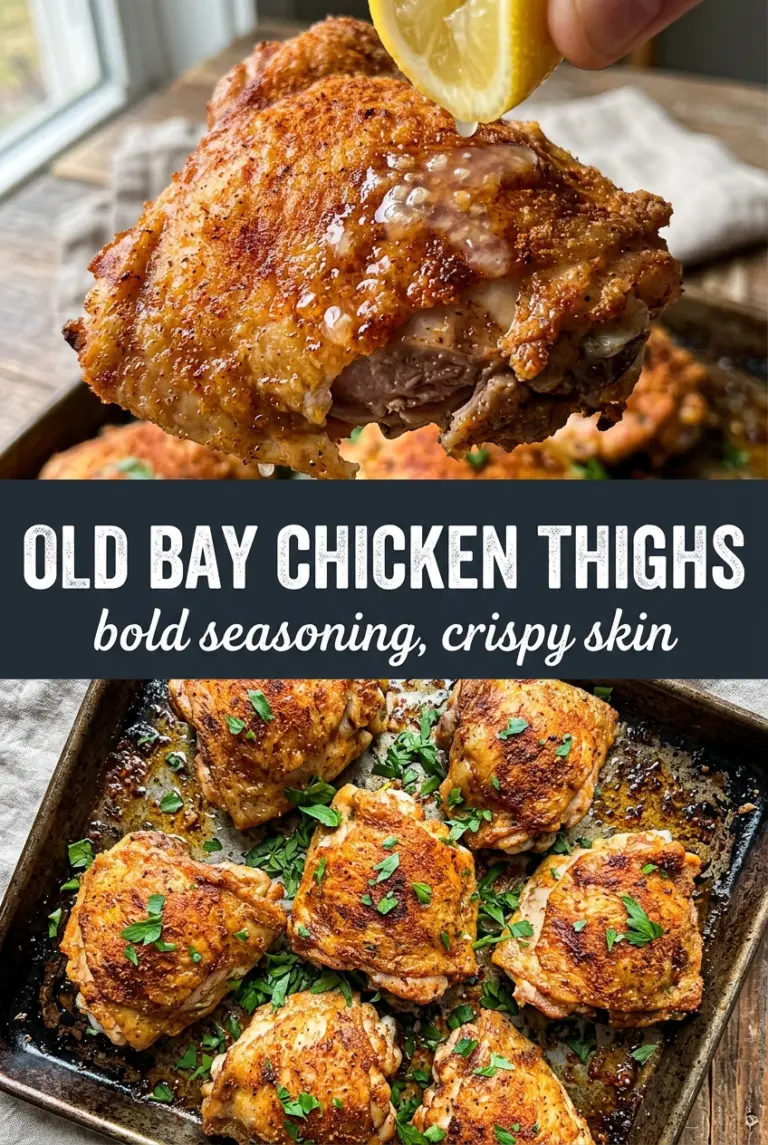Old Bay Chicken Thighs