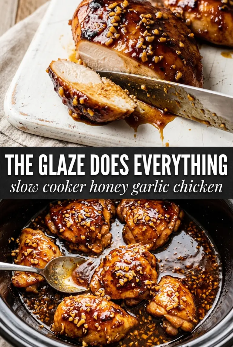 Slow Cooker Honey Garlic Chicken