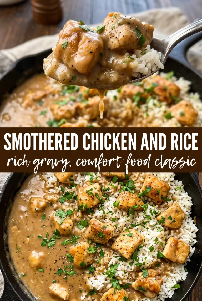 Smothered Chicken and Rice