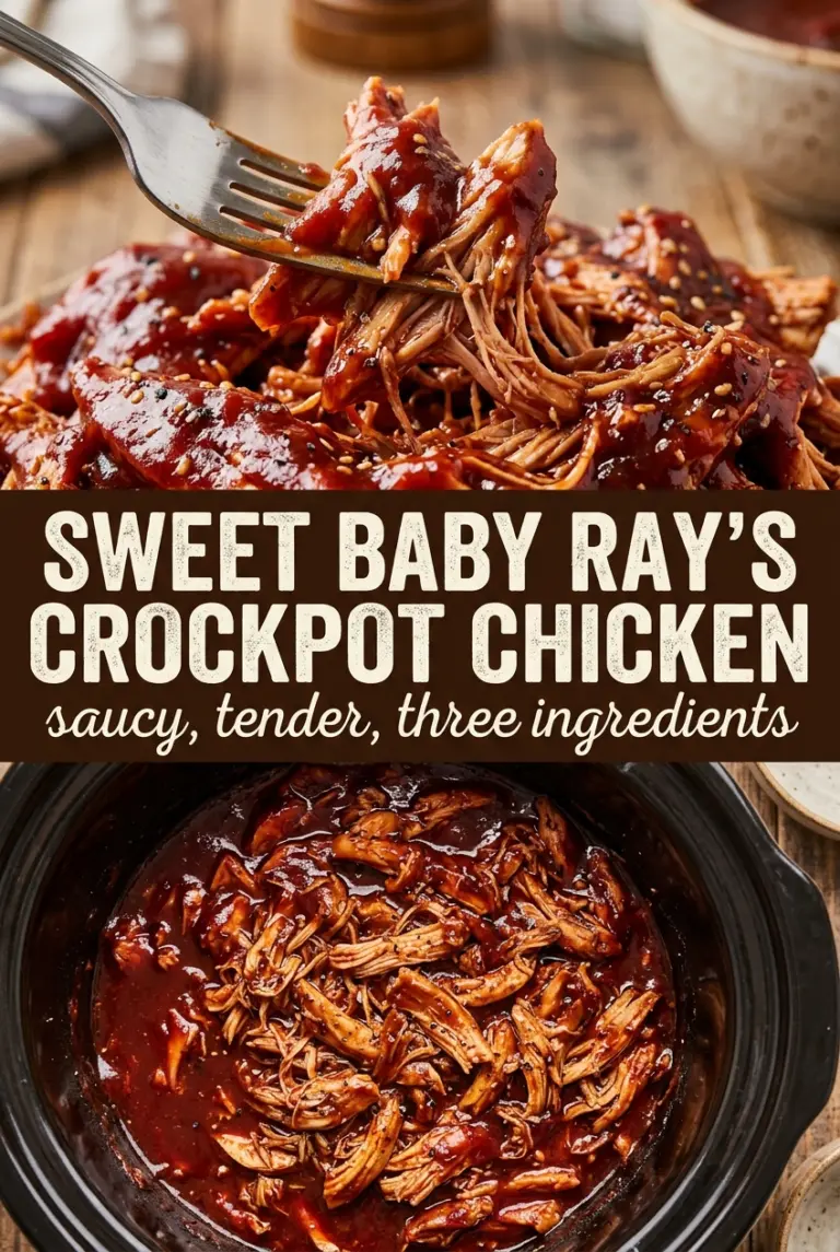 Sweet Baby Ray’s Crockpot Chicken