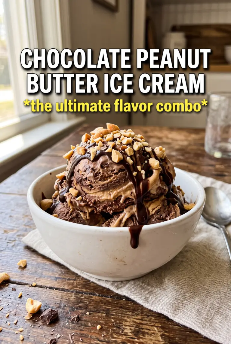 Chocolate Peanut Butter Ice Cream