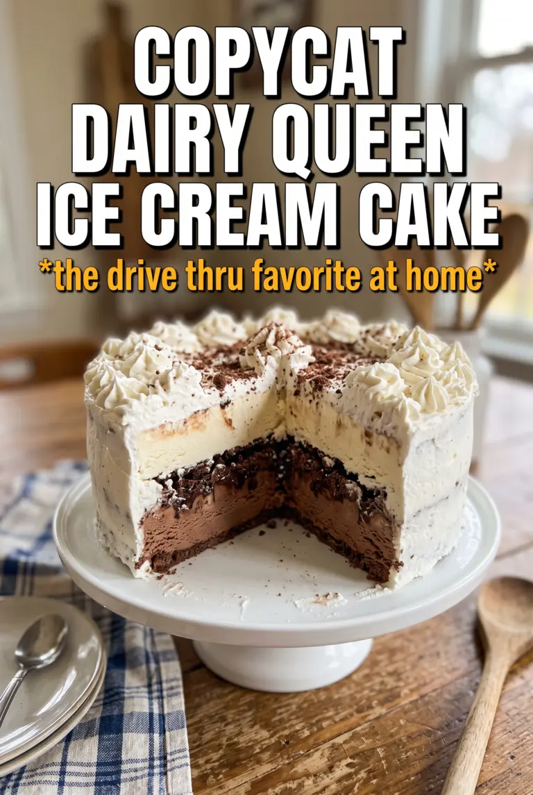 Copycat Dairy Queen Ice Cream Cake