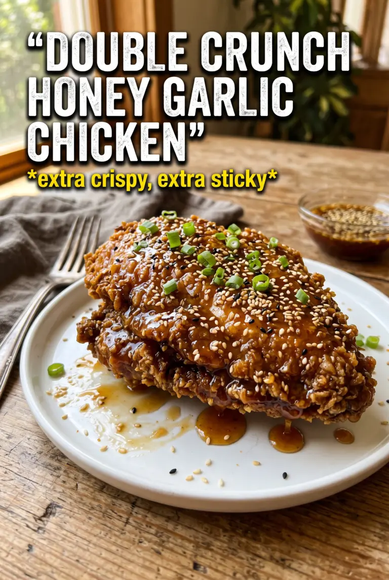 Double Crunch Honey Garlic Chicken Breasts