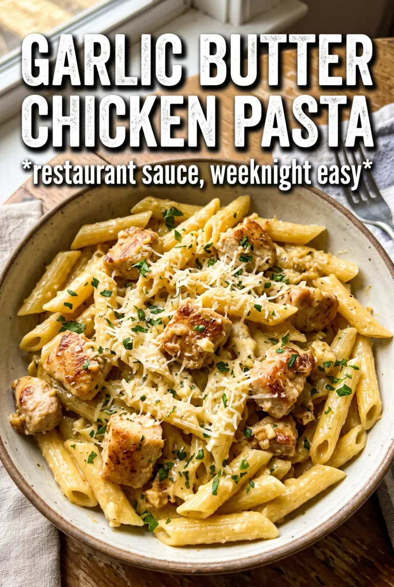 Garlic Butter Chicken Pasta