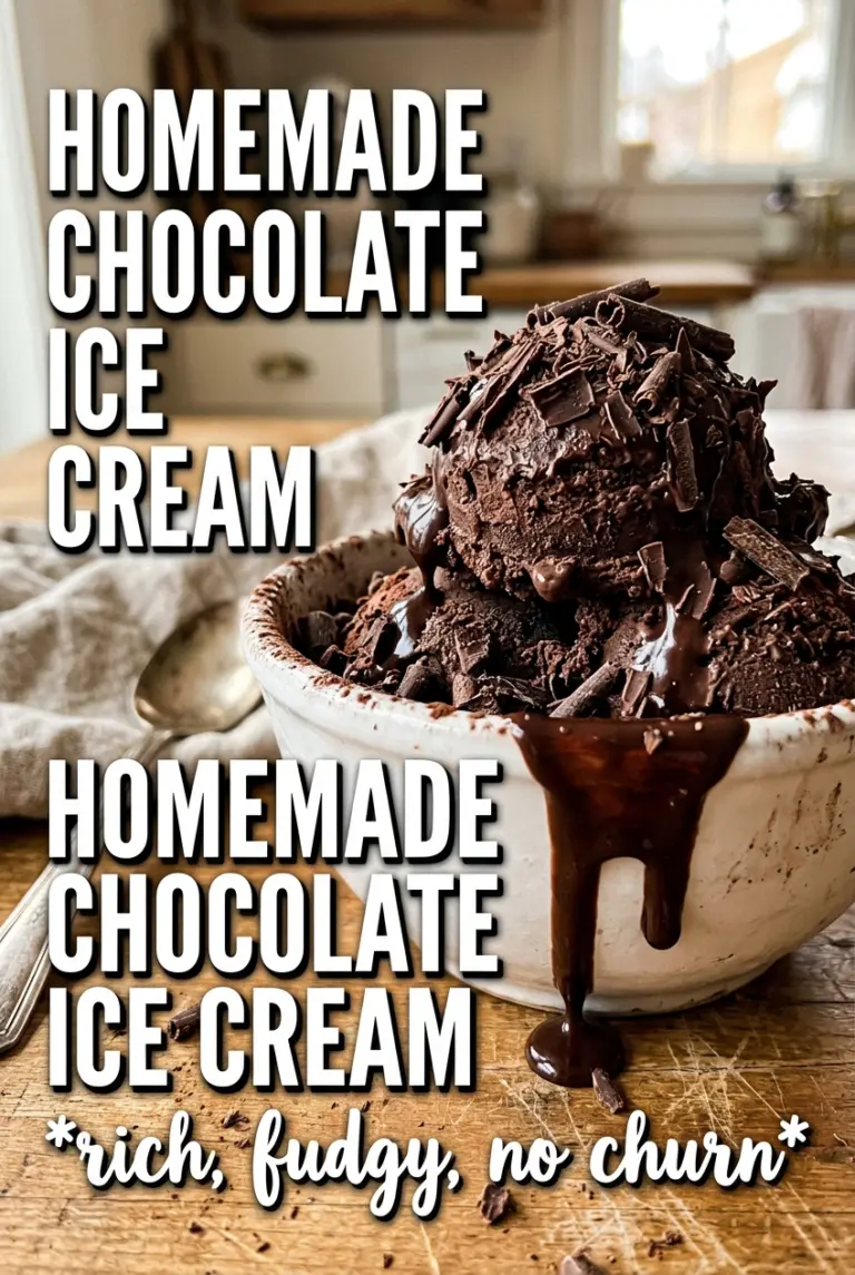 Homemade Chocolate Ice Cream