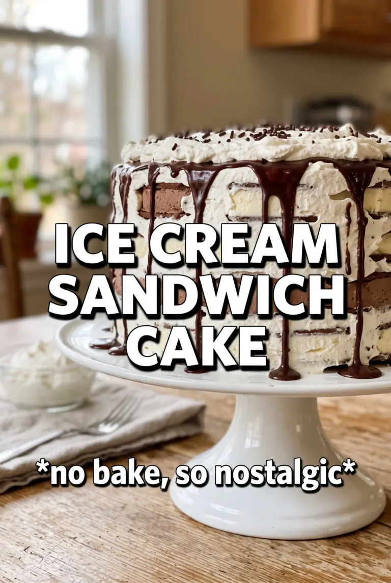 Ice Cream Sandwich Cake
